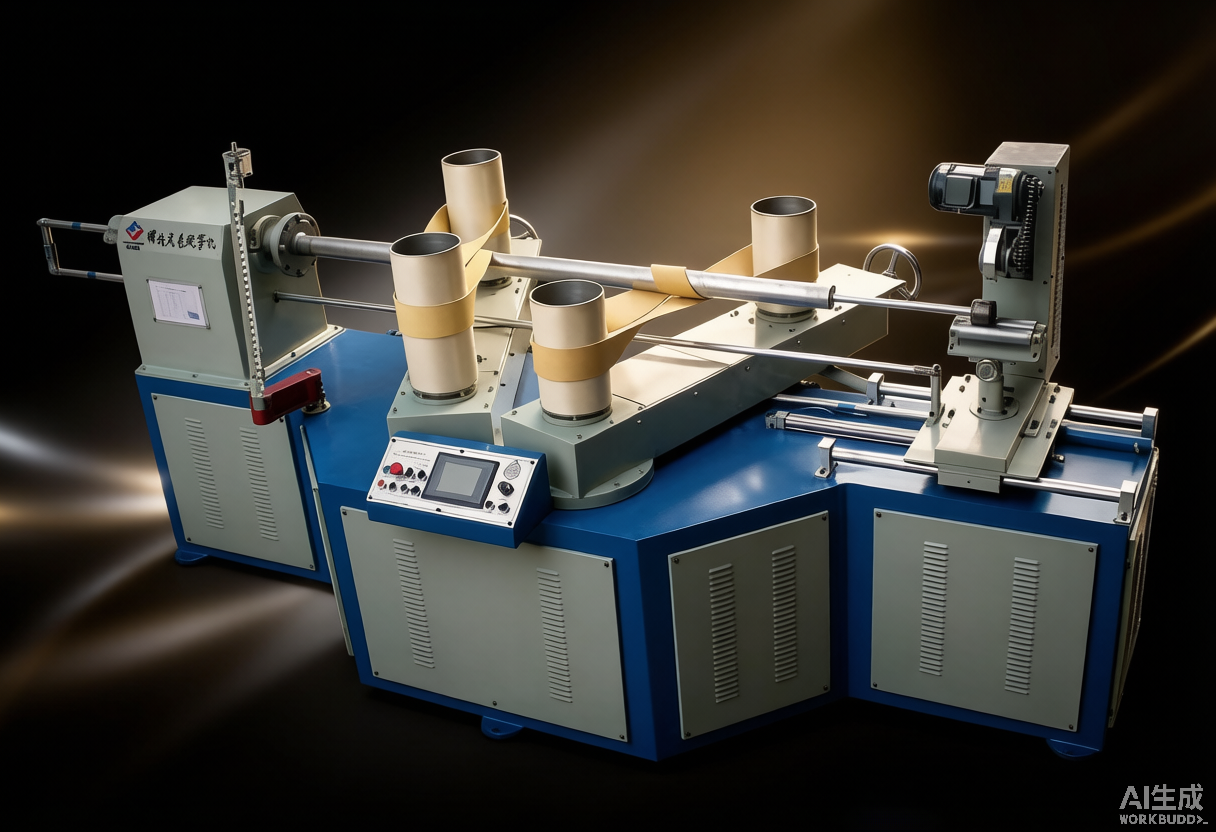 Paper core forming machine